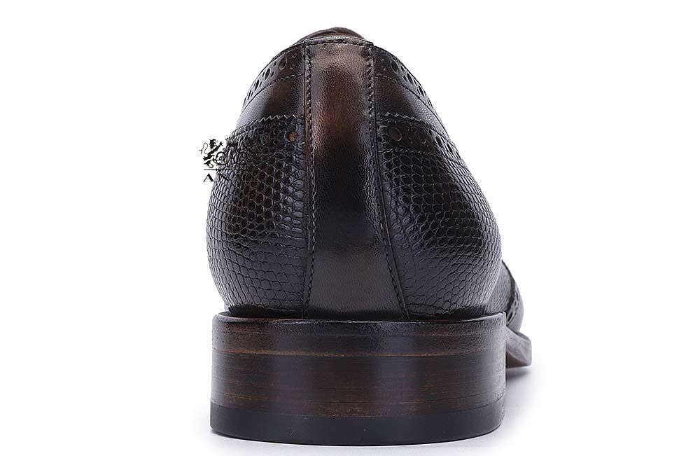 Leather Brogue Derby Shoes