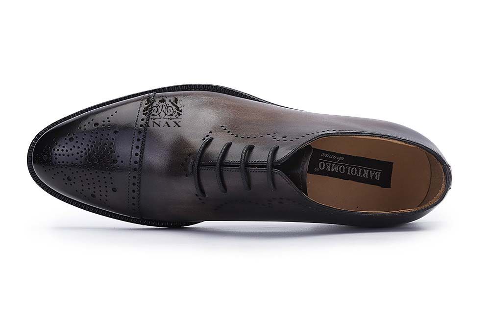 Cow Leather Brogue Oxford Shoes